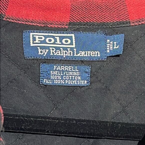 Polo Ralph Lauren insulated cotton lined flannel shirt size L - Picture 2 of 7